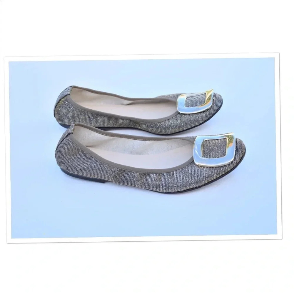 Butter square toe flats